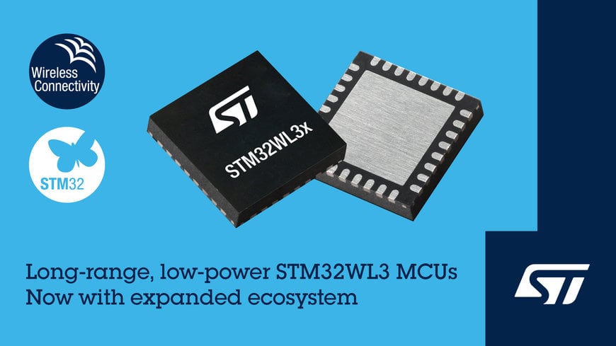 STMicroelectronics announces availability of STM32WL33